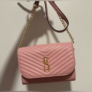Steve Madden pink crossbody purse